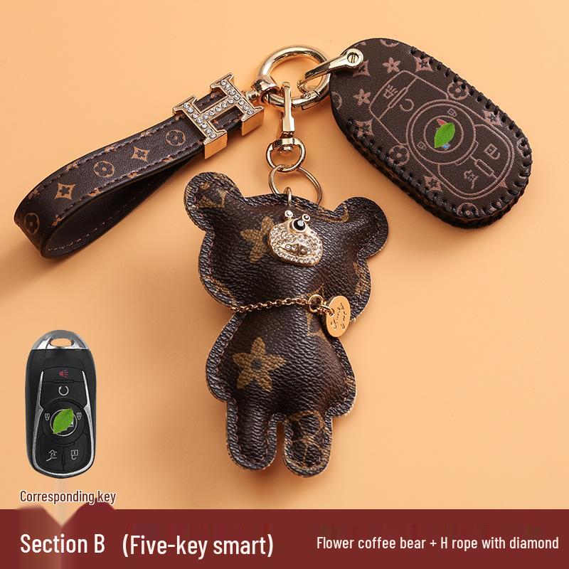 21 Buick Key Cover: New Excelle, Encore, Verano XT, LaCrosse, Regal - Stylish Women's Car Key Case