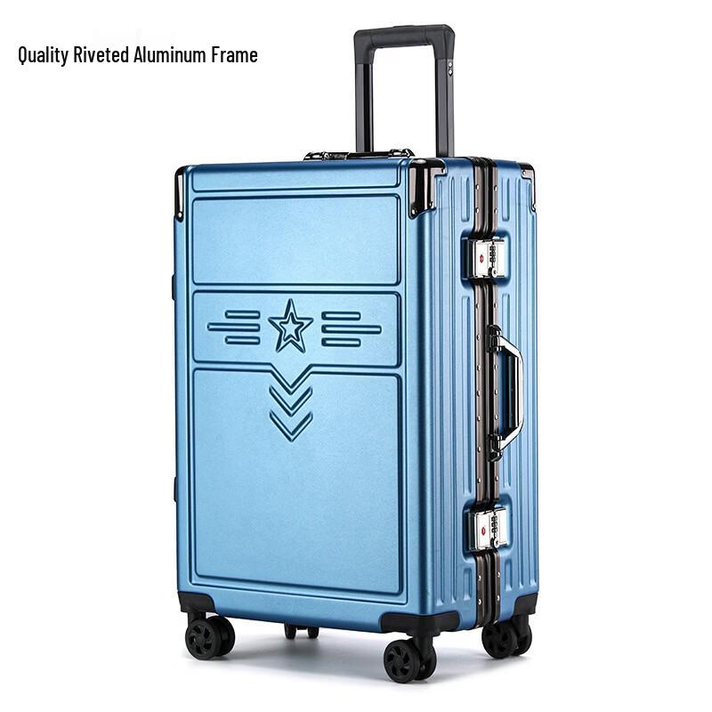 Tielanjun Military-Style Hardshell Suitcase 22 inch