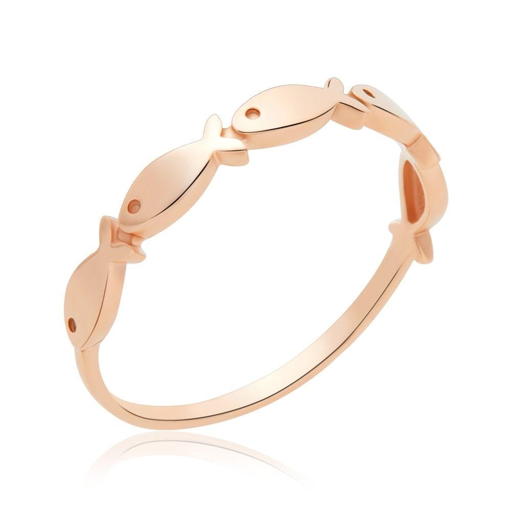 [Bnbgold] 14K/18K Lucky Fish Link Ring Rss33026