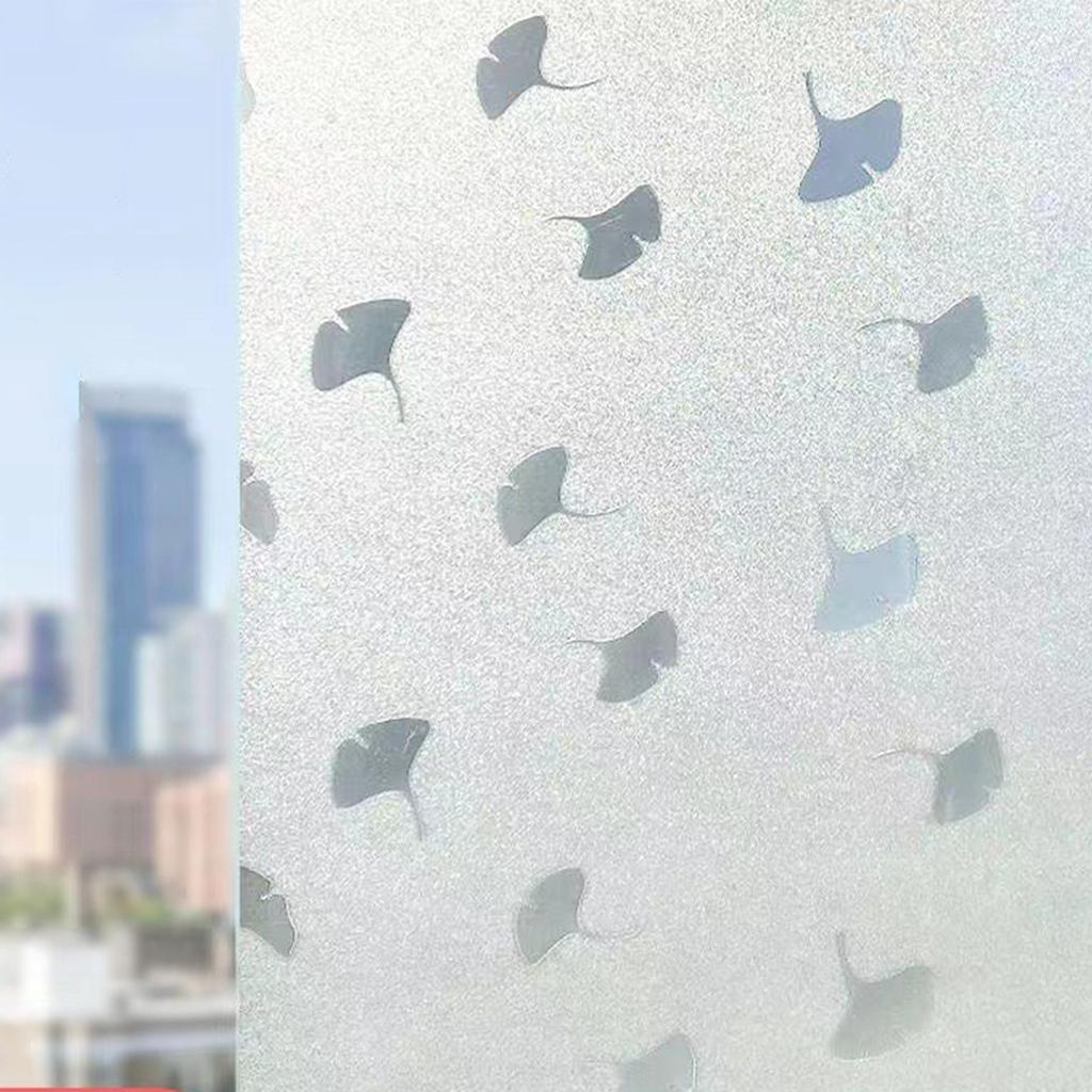20x100cm Statische Milchglasfolie Sichtschutzaufkleber für Badezimmer Opak Transluzent Lichtregulierung Selbstklebende Glasabdeckung