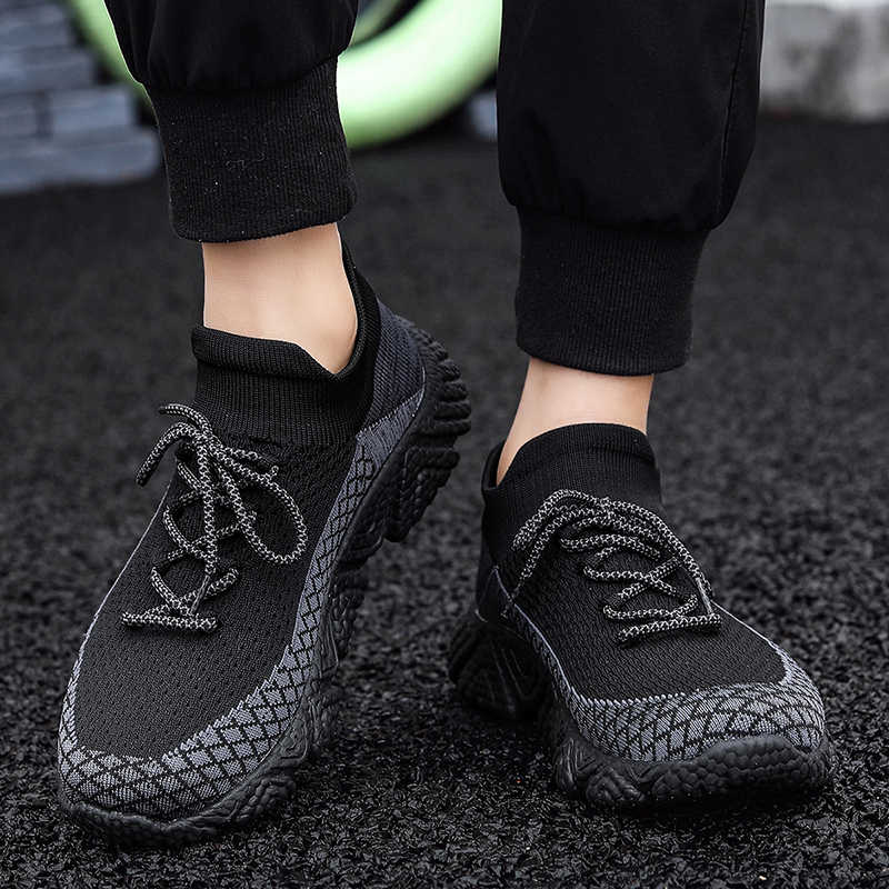 Fashion Natural Leather Lace-up Man's Transparent Sneakers Mules Black School Shoes Funny Products Sport Super Cozy Losfers Sabot