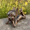 Figurky do pohádkové zahrady Odolné zahradní sochy Andělské figurky Zahradní dekorace Nádherné romantické zahradní miniatury Pro
