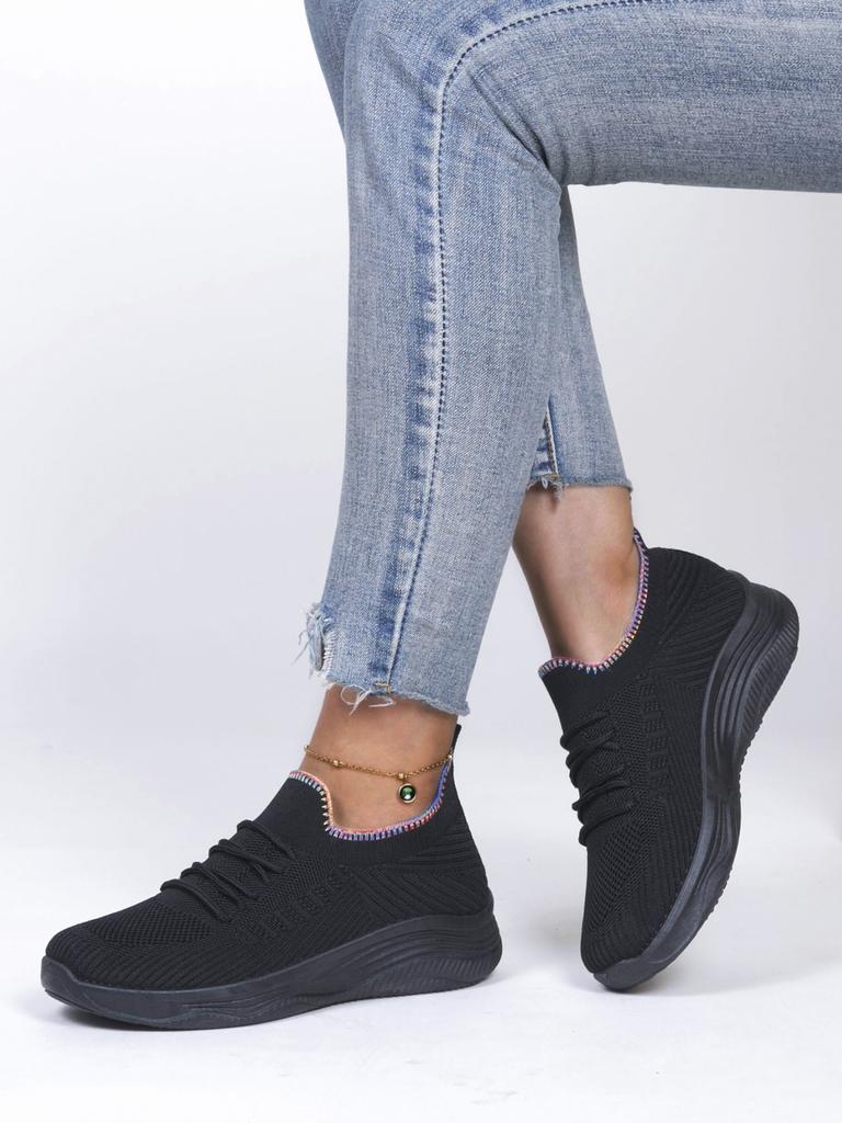 Ανοιξιάτικα νέα γυναικεία αθλητικά παπούτσια, μοντέρνα, αναπνέοντα, ελαφριά, αντιολισθητικά, ανθεκτικά στη φθορά, casual αθλητικά παπούτσια, φλατ παπούτσια