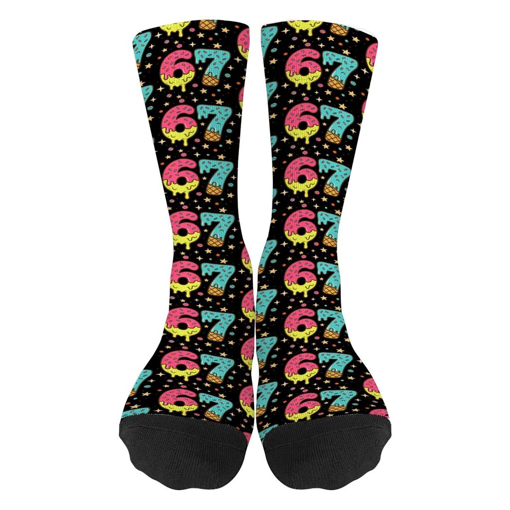 Modische, warme und interessante Socken mit sechs oder sieben Designs für Oma