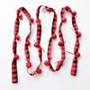 2.7m Ribbons Bell Pendant Iron Bell Xmas Tree Hanging Bells New Christmas Velvet Bell Strings