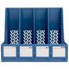 Deli 78998 4-Compartment Desktop File Organizer