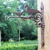 Retro Cast Iron Bird Wall Hooks & Hangers for Baskets & Lanterns