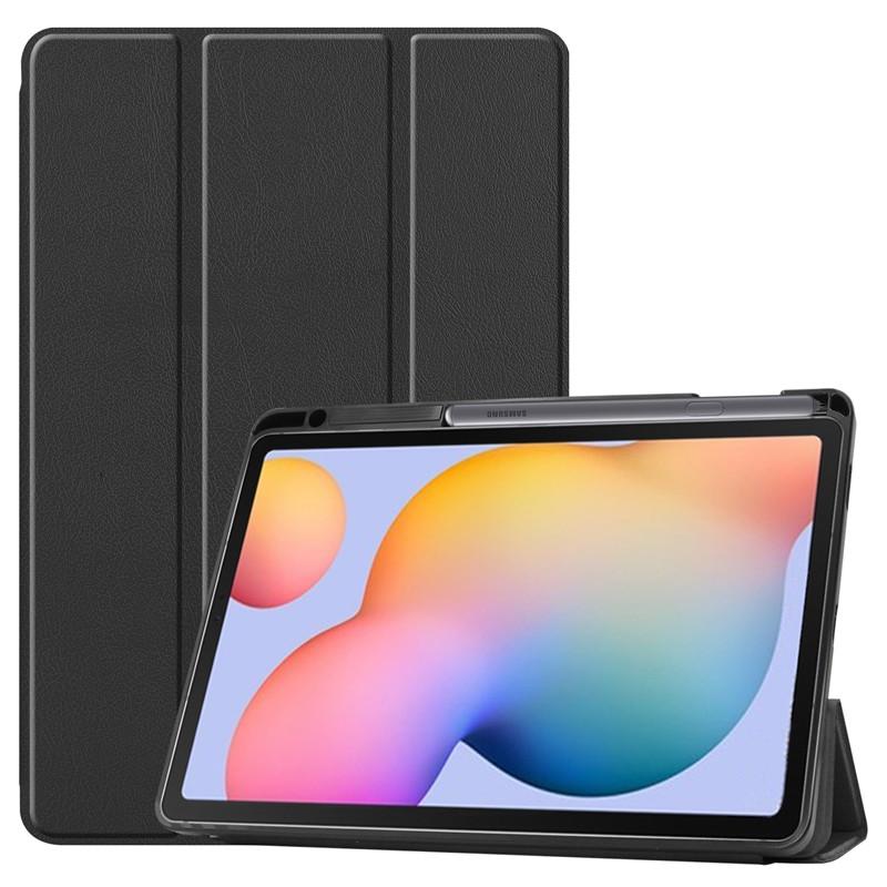 Tablet Case For Samsung Tab S6 Lite Cover With Pencil Holder 10.4 Inch 2022 SM-P610 PU Leather Cover For Samsung Galaxy S6 Lite Case Tablet