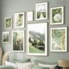 Witte Bloem Paardebloem Green Hill House Wall Art Canvas Schilderij Nordic Posters En Prints Muur Foto's Voor Woonkamer Decor