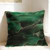 Green And Gold Line Pattern Pillow Case Print Pillow Cover For Sofa Home Decor Vintage Pillowcases
