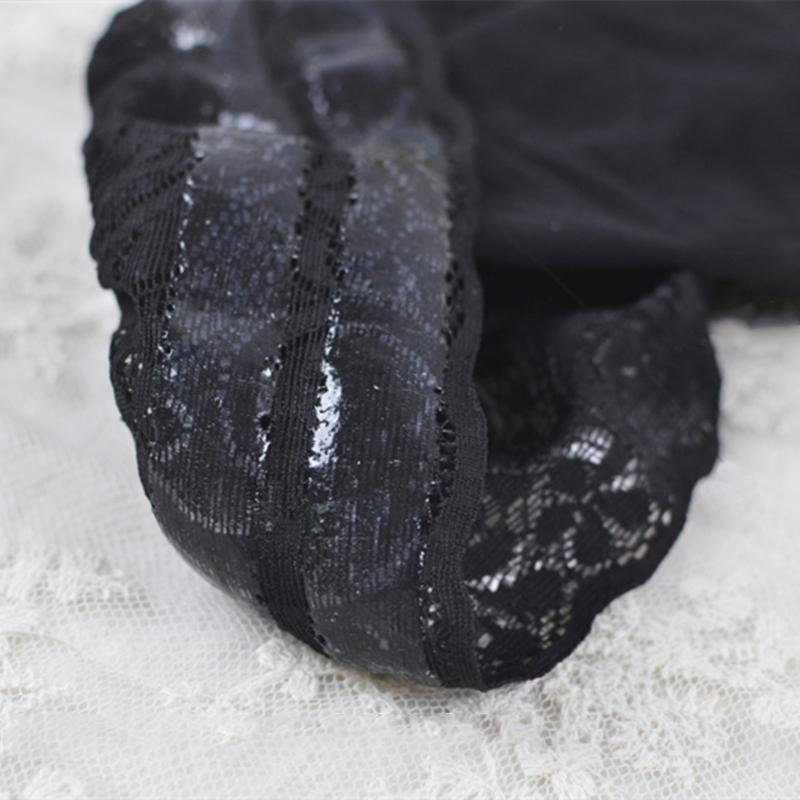 100D Sexy Stockings Retro Lace Top Thigh High Velvet Stockings Spring Autumn Stretchy Leg Warmers Stay Up Over Knee Boot Socks