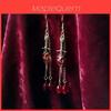 Geometric Heart Shaped Halloween Dagger Earrings With Electroplated Zinc Alloy For Women