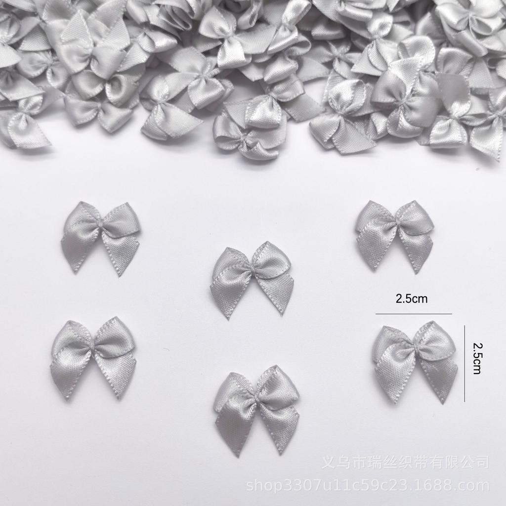 Bekleidungszubehör DIY Handgemacht Fadengebundenes Band Wickeln Mini Kleine Schleife Unterwäschezubehör