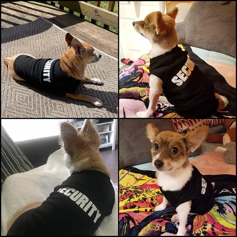 Security Clothing for Dogs Summer Pet Clothes Vest for Small Dogs Chihuahua Yorkshire Puppy Cats Low Price Pets T-shirt Costume
