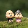 Cartoon Grandpa Cute Grandma Mini Model Ornament For Decoration Gardening