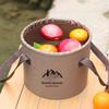 Portable Outdoor Fishing Bucket Foldable Foot Bath Bucket Gifts Water Buckets
