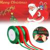 Christmas Ribbon 4pcs Red Green Wrap Bandage Diy Bow Wedding Card Gift Decor Box
