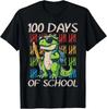Days Of School Trex Dino 100th Day Design Funny Unisex T-Shirt
