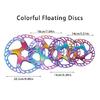 Bicycles Disc Brake Rotors 140/160/180/203mm 6 Hole Disc Brake Rotors Aluminum Alloy Floating Brake Rotors Enduring