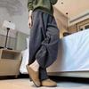 Women's Autumn High Street Wide-Leg Sweatpants - Trendy Loose Floor-Length Design