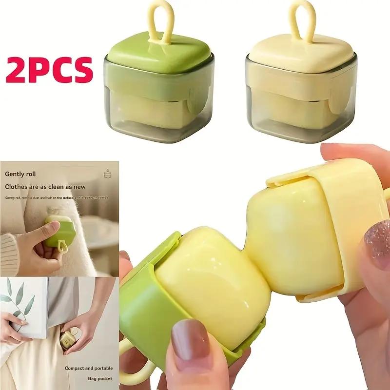 Washable Lint Remover Reusable Clothes Hair Sticky Roller Portable Pet Hair Remover Dust Removal Brush For Household Cleaning