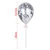 5 inches  Shower Party Supplies Birthday Transparent Balloon Cake Topper Cake Decoration Confetti Balloon