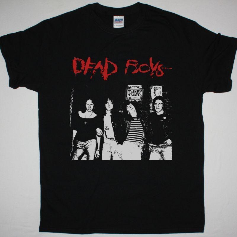 Dead Boys Band Black T-Shirt Punk Rock Band Tee S разноцветный