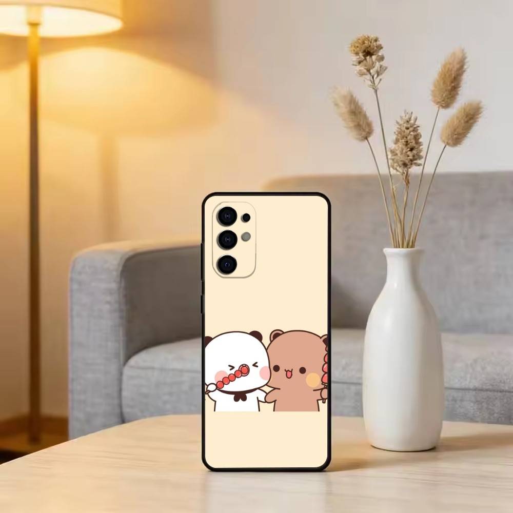 Sweet YiEr & BuBu Phone Case For Samsung S25,S24,S21,S22,S23,S30,Ultra,S20,Plus,Fe,Lite,Note,10,Black Cover