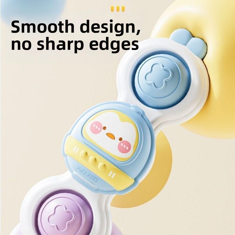 3Pcs/Set Cartoon Animal Pattern Suction Cup Spinner Toys Fidget Spinner Toy  Children Gift