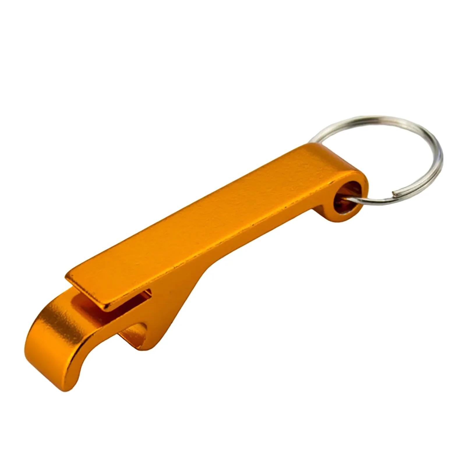 

Creative Portable Multi-functional Aluminum Alloy Beer Keychain Bottle Opener Kitchen Bottle Opener Tool золотой