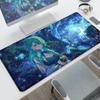 Kawaii Desktop Mouse Pads XXL PC Gaming Accessories Large Anime Carpet Non-slip Computer Game Hololive Ceres Fauna Keyboard Mats