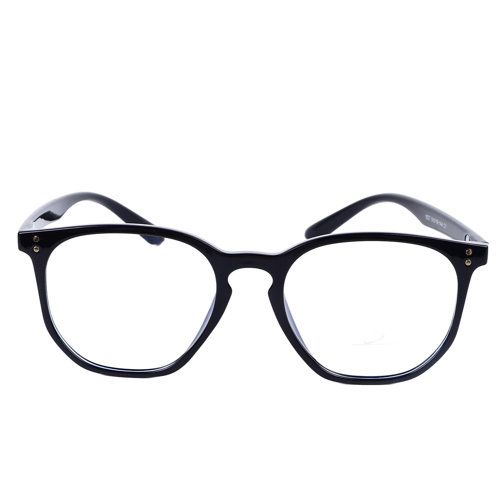 Retro TR90 Anti Blue Light Blocking Glasses Ultralight Polygonal Frame Eye Protection Eyeglasses with Case