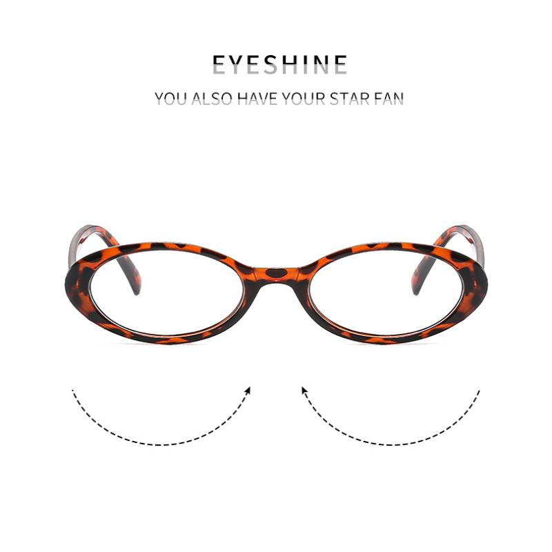 Ladies Glasses, Retro Small Frame Flat Glasses.