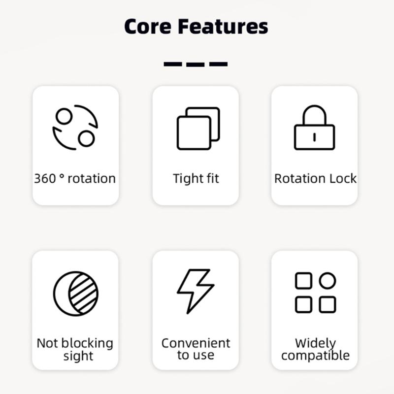 Innovative Car Sunshade Camera Mount Quick Release Clip Mounting Bracket Universal for 360 X3/Action 4 Action Cameras