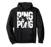 Koningin Pong Meisje Tafeltennis Speler Meisje Ping Pong Hoodie