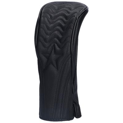 Golf Kulübü Başlığı Kılıfı Su Geçirmez PU Deri Golf Ahşap Başlığı Kılıfları Koruyucu SiyahNO. 5