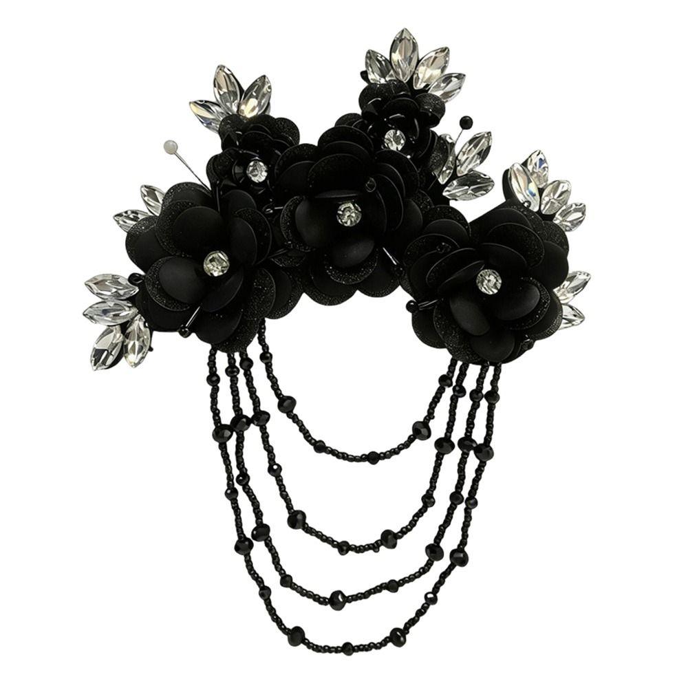 New Rhinestones Handmade Nail Beads Beads Embroidery Flower Cloth Stickers Sequins Diamond Decal Beaded Applique Crafts