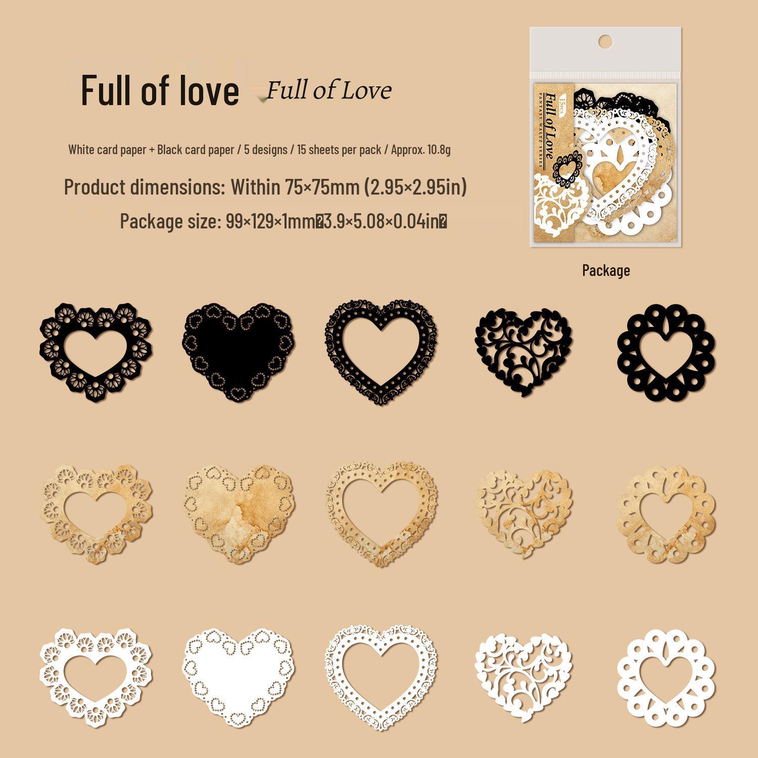Fantasy Waltz Retro Lace Butterfly & Clock DIY Stickers