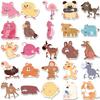 50-Piece Cartoon Small Animal Kindergarten Cute Decor Stickers - Waterproof Decals for Phone Cases, Guitars & Skateboards