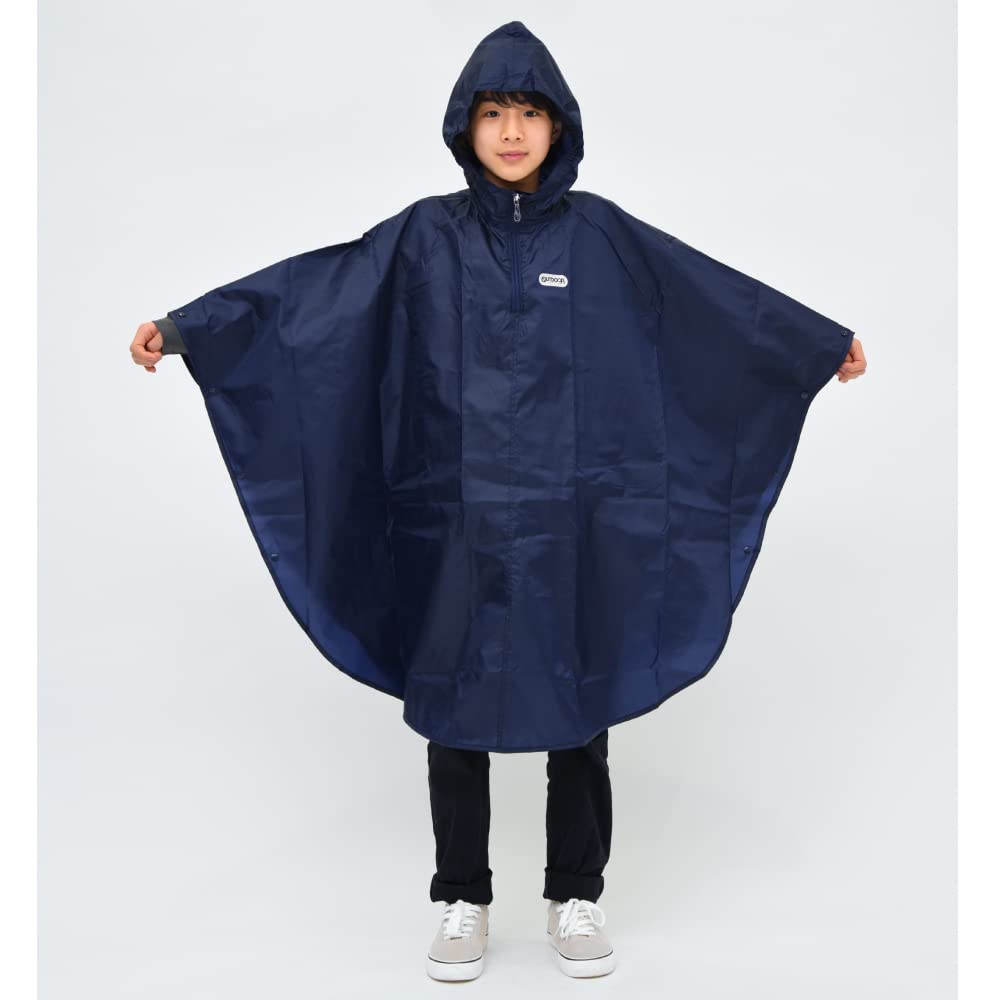 Poncho Rain Poncho for Kids 05002313 Navy 140cm [Outdoor Products]