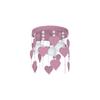 Ceiling Lamp Corazon 1 E27 Pink Milagro Mlp1149
