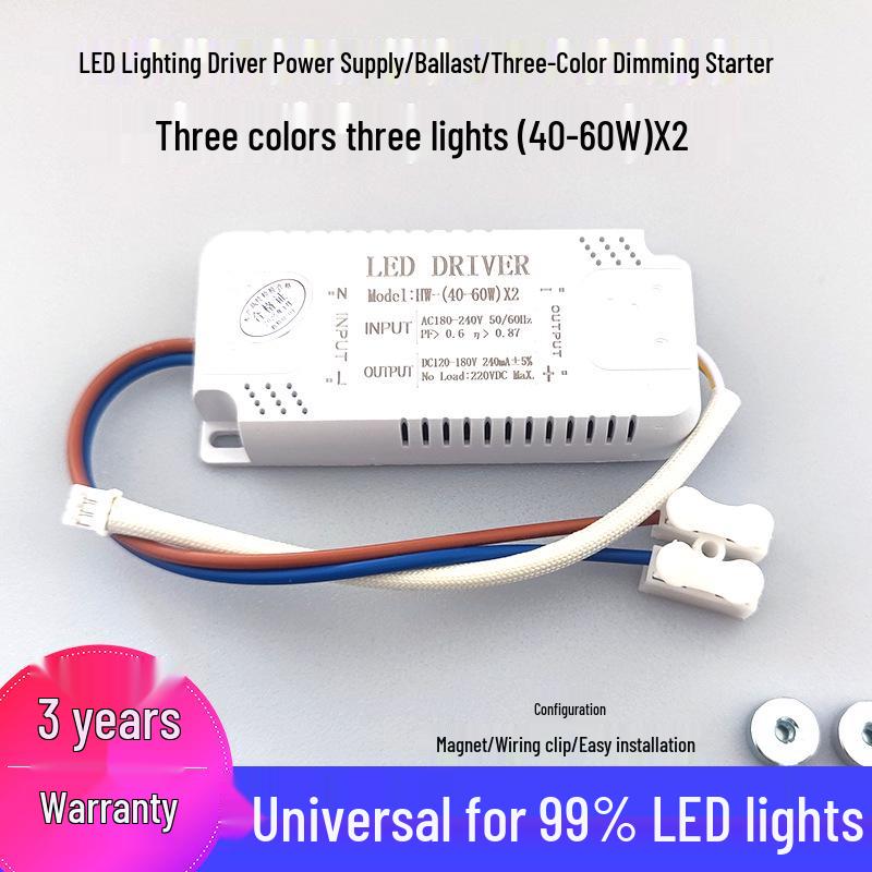 Universal LED Driver for Three-Color Ceiling Panel Light