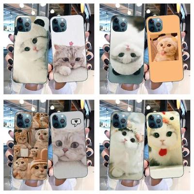 Iphone15 Mini Mobile Phone Case, Cute Cat Mobile Phone Case, Painted Anti-Drop For Anti-Drop Hand.