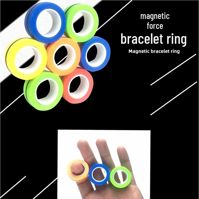 Cross-Border Decompression Magnetic Bracelet Gyro Camouflage Spinner Toy