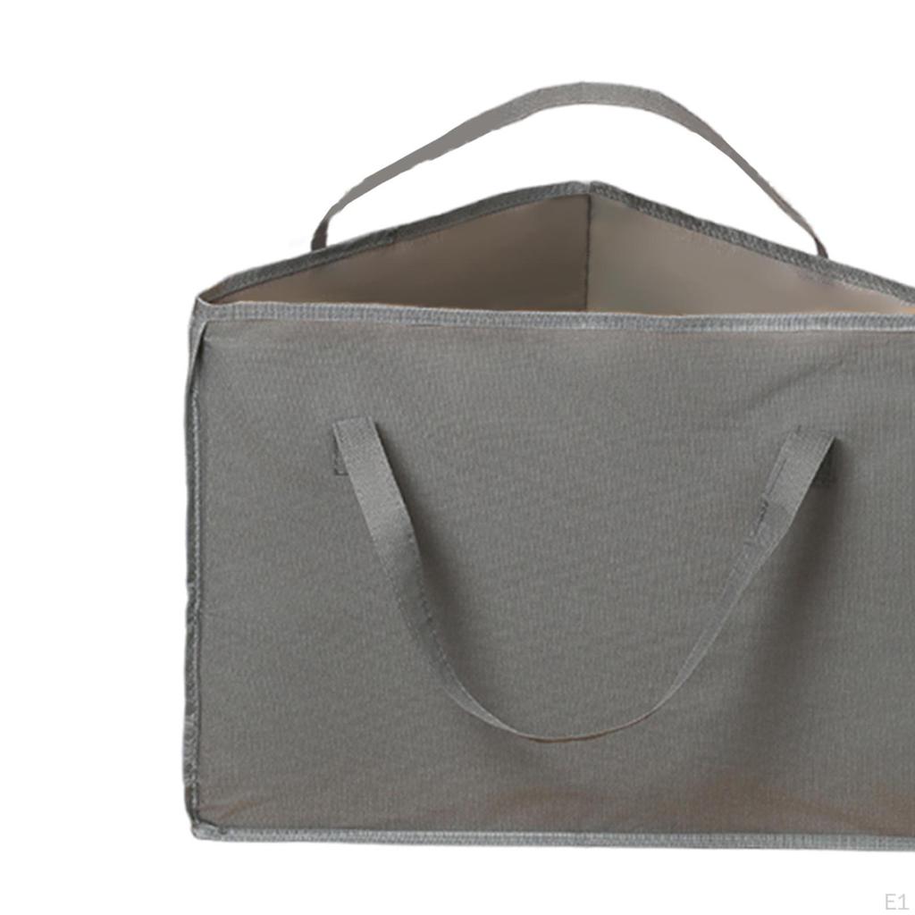 Rigid Clothes Hanger Organizer Bag Case Space Saving Storage Box with Dustproof Lid for