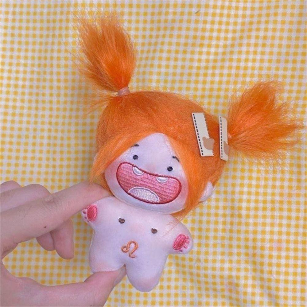 Funny Diy Hairstyle Baby Toothless Cotton Plush Doll Toothless Dolls Keyring 12 Constellations