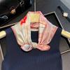 Thin Breathable 11cm Small Square Scarf Classic Temperament Small Square Scarf Women's Silk Professional Wear Decorative Silk Scarf