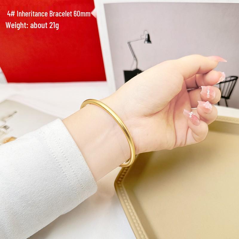 Vietnamese Gold Heritage Lotus Bracelet for Women: Long-Lasting, Ancient Chinese Style, Colorfast Simulation