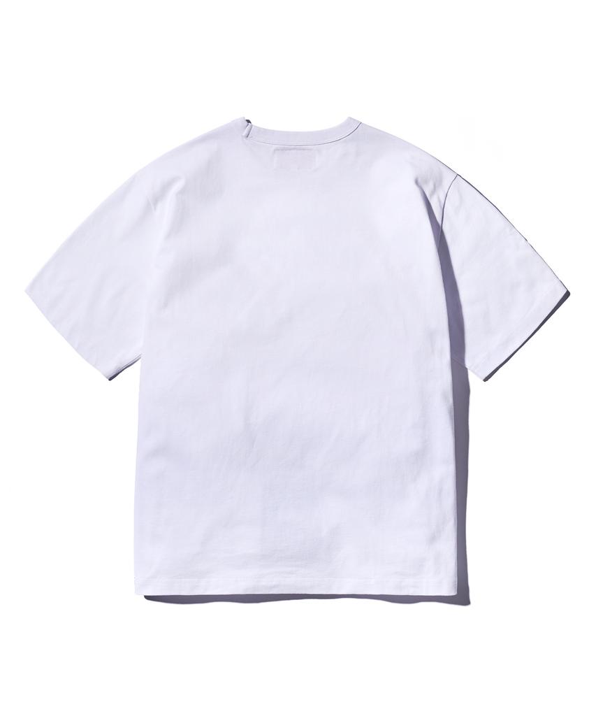 AECA (Woman) Everyday Aeca Clover Pocket Tee-White