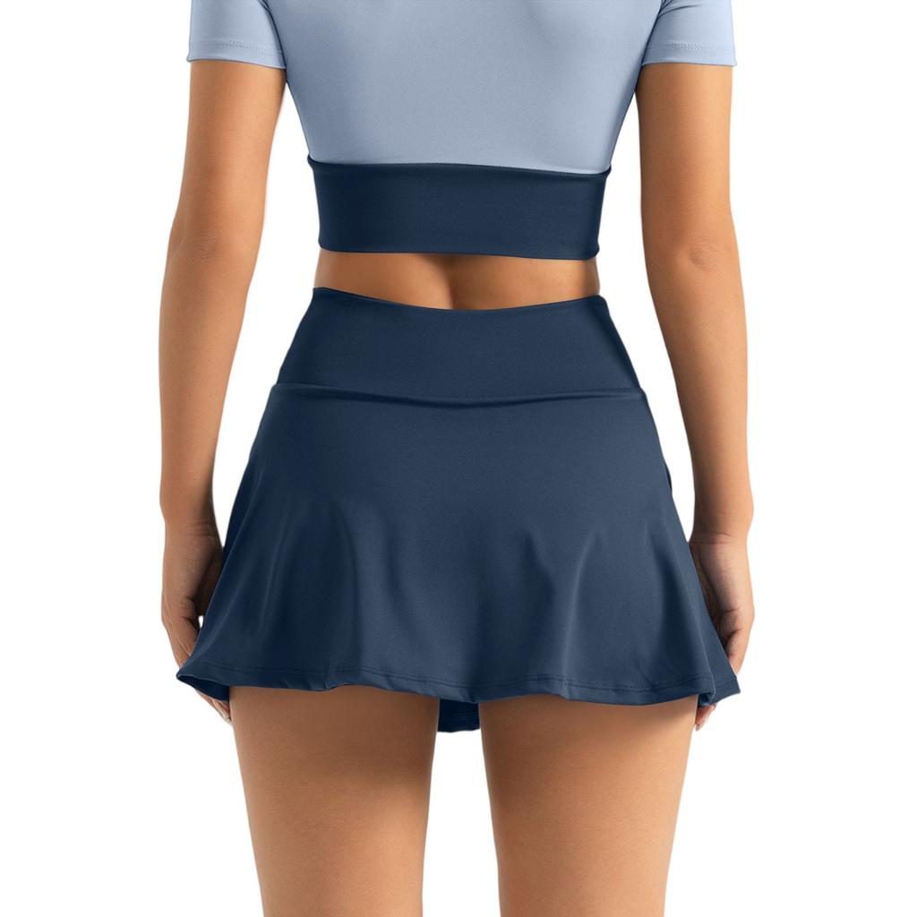 Women's Tennis Skirt Lightweight Golf Skirt Fitness Pickleball Yoga Pleated Sports Skirt